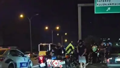 Basın Ekspres'te feci kaza: Bir ağır yaralı