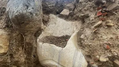 Dalgalar tarihi eseri ortaya çıkardı!