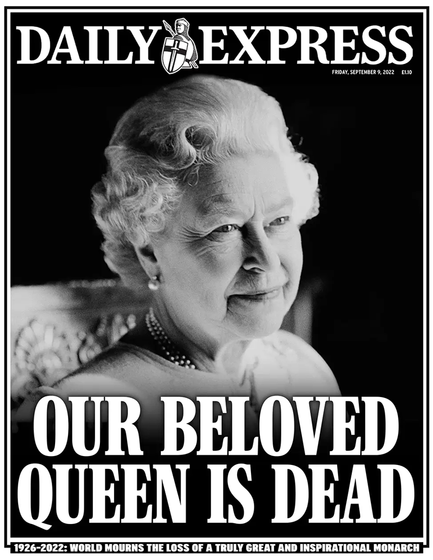 Kraliçe II. Elizabeth'in ölümü dünya basınında: Kader sevgi için ödediğimiz bedeldir 5 Kraliçe II. Elizabeth'in ölümü dünya basınında: Kader sevgi için ödediğimiz bedeldir 5
