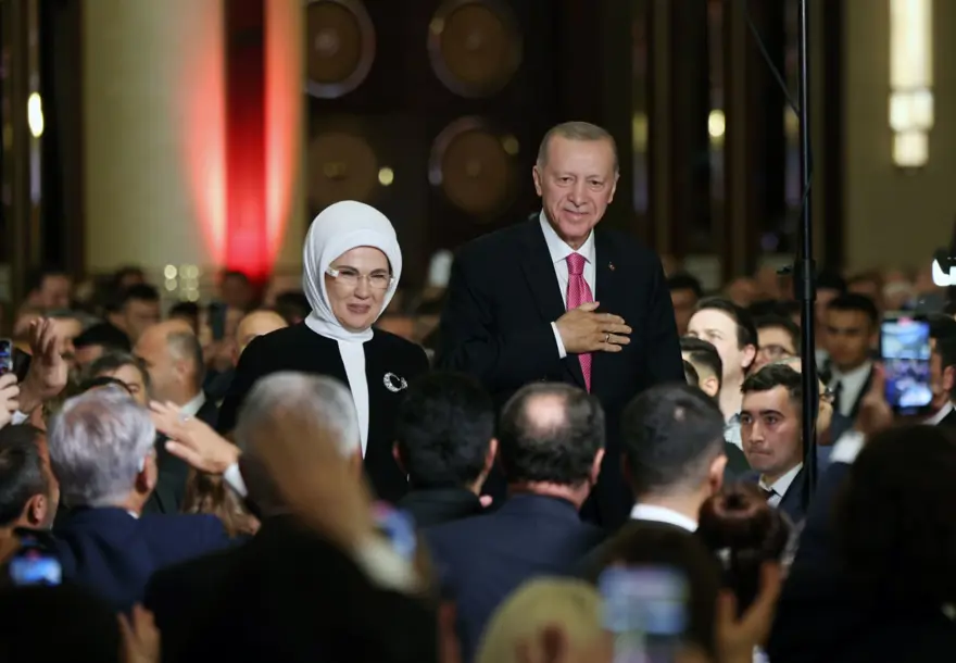 Cumhurbaşkanı Erdoğan için Beştepe'de tören 2