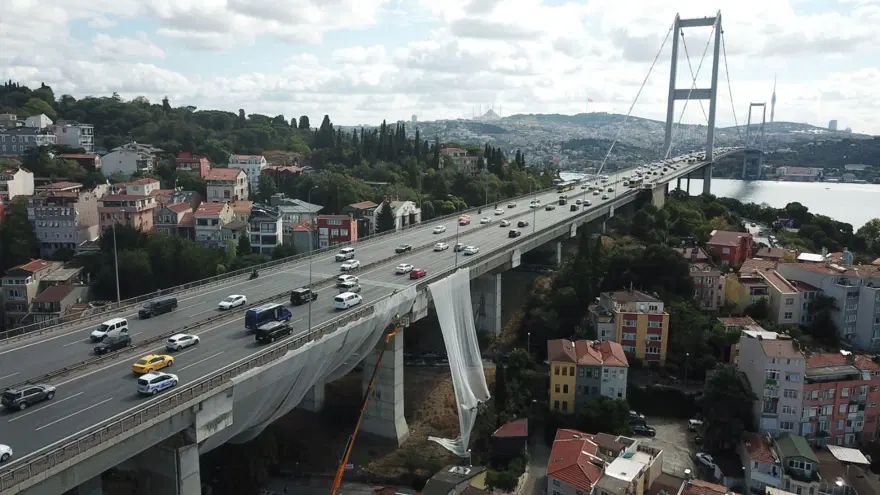 15 Temmuz Şehitler Köprüsü'nde çalışma 13