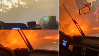 Buca'daki orman yangınında dehşete düşüren an! "Burası cehennem oldu, hakkınızı helal edin"