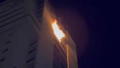 Diyarbakır'da 25 katlı binada yangın: 1 kişi hayatını kaybetti