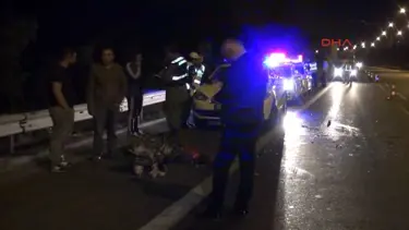 Emniyet şeridinde feci ölüm
