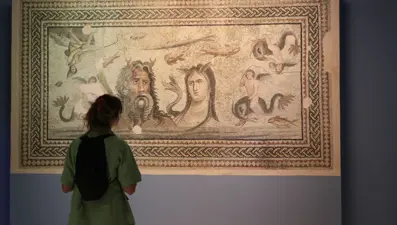 Zeugma Mozaik Müzesi ziyaretçi sayısında rekora koşuyor