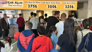 Tavuk döner ve ayranı 29 liradan sattılar: Yoğun ilgi gördü