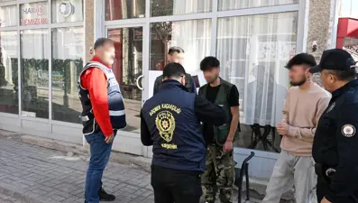 Kırşehir’de 5 düzensiz göçmen yakalandı