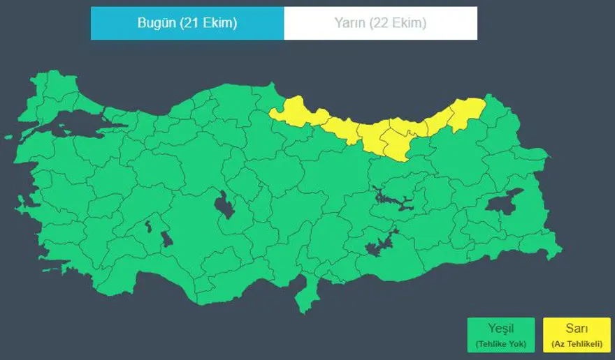 7 İL İÇİN UYARI 1 7 İL İÇİN UYARI 1