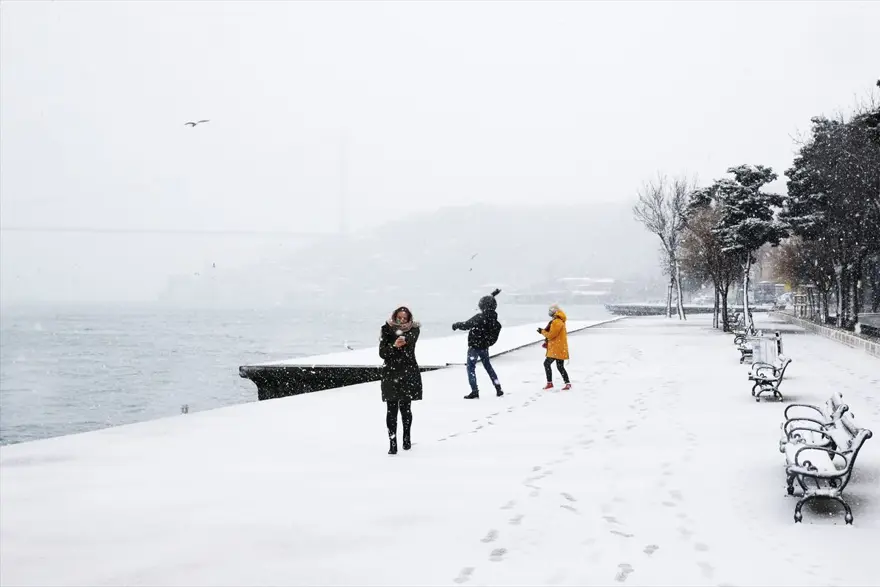 İstanbul'da kar 16