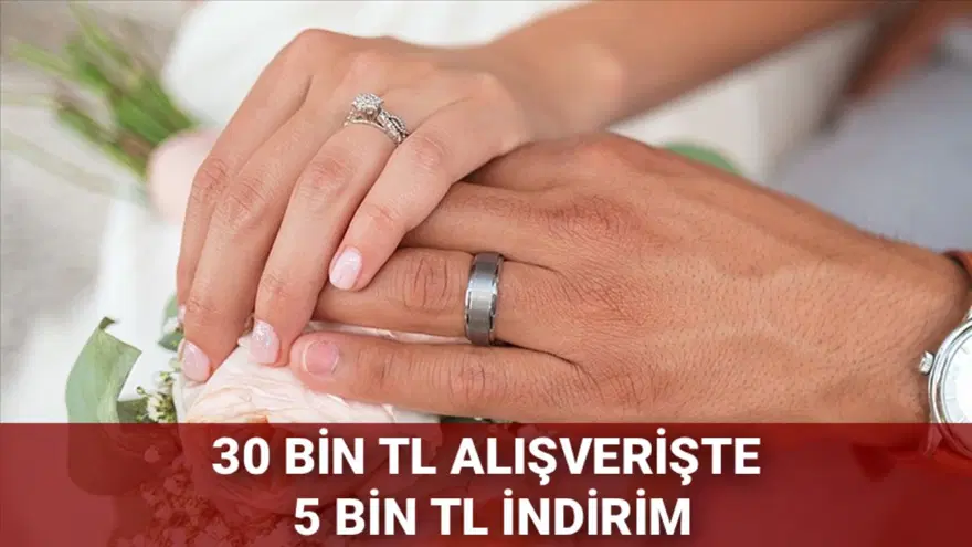 Trendyol’dan evlenecek gençlere indirim desteği: Hangi ürünlerde indirim olacak? 30 bin TL ve üzeri alışverişlerde 5 bin TL indirim fırsatı 