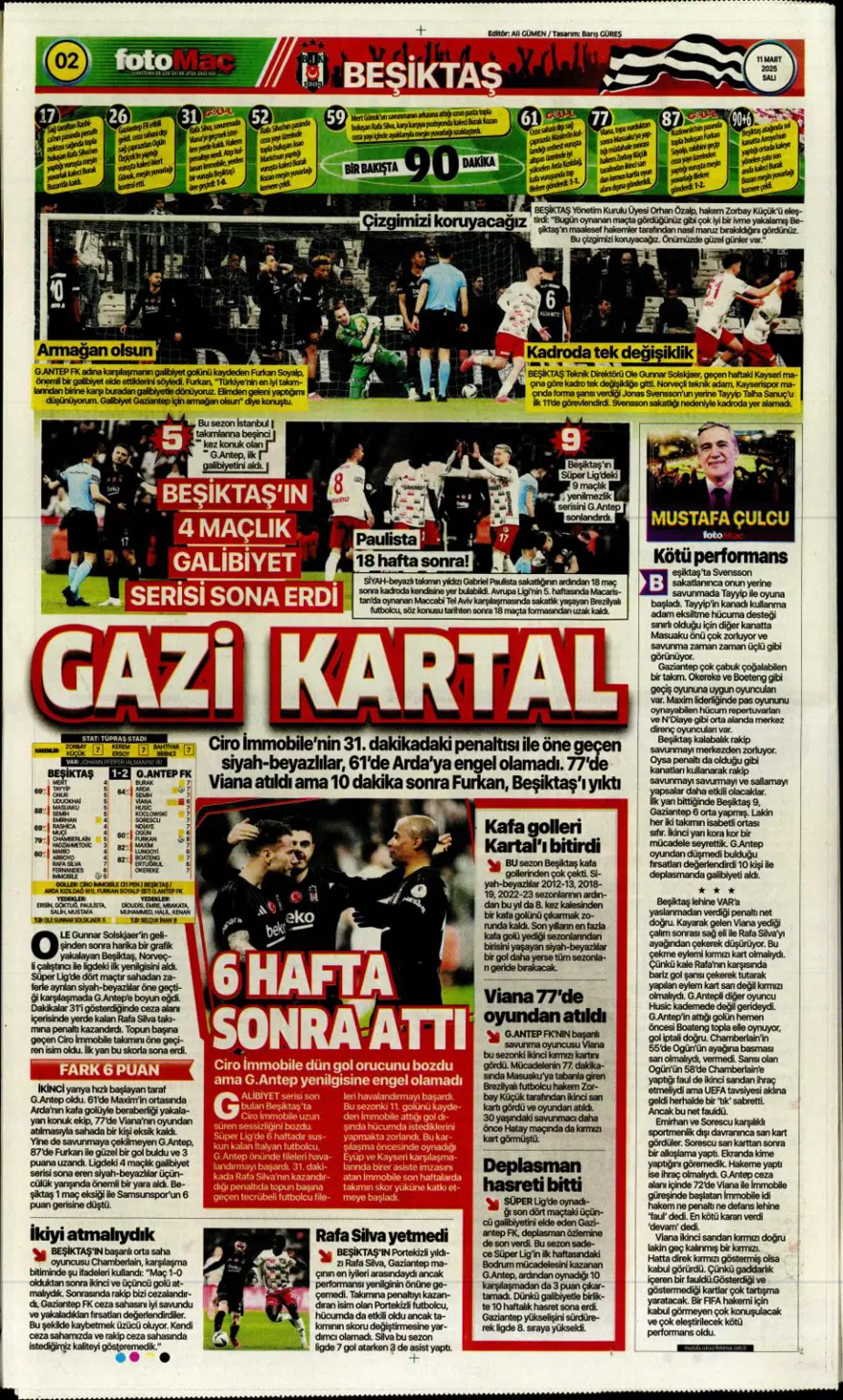 "Fener gözü kararttı" (11 Mart 2025 spor manşetleri) 19 "Fener gözü kararttı" (11 Mart 2025 spor manşetleri) 19