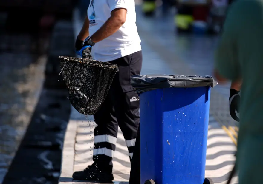 İzmir Körfezi'nde oksijen artırma çalışması 4
