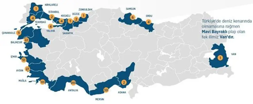 VAN'DAN TEK PLAJ LİSTEDE 11 VAN'DAN TEK PLAJ LİSTEDE 11