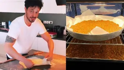 Murat Boz mutfakta iddialı: Bir hamur açıyorum zar gibi