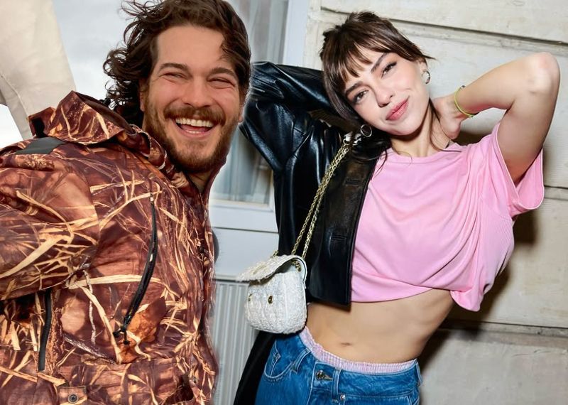 Aslıhan Malbora'dan sevgilisi Çağatay Ulusoy'a destek: Uykucu filminin galasından paylaştı