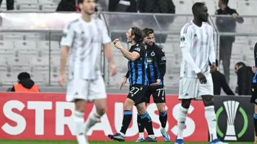 Beşiktaş, evinde Club Brugge'e farklı yenildi