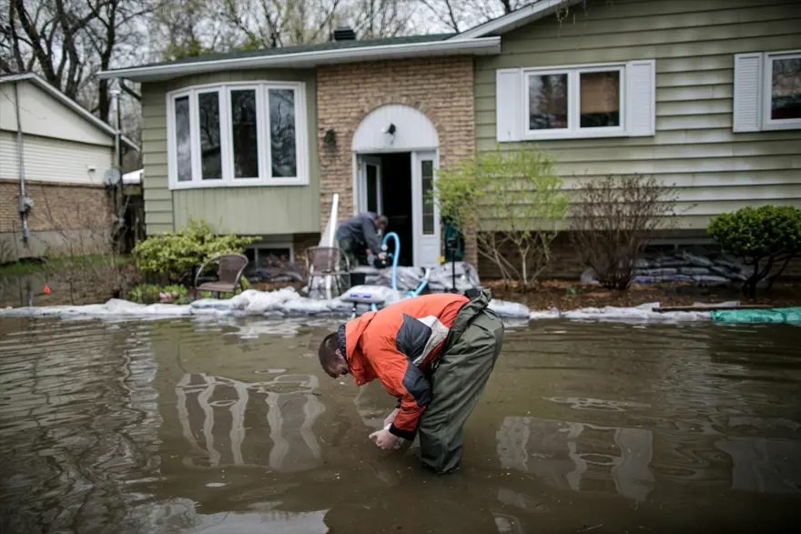 Kanada'da sel felaketi 4 Kanada'da sel felaketi 4