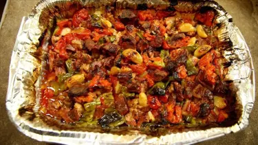 Kayseri'de iftar sofralarının ana yemeği: Fırın ağzı