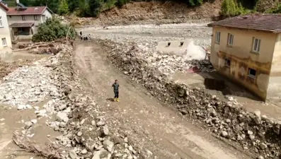 Havadan felaketin izleri (NTV drone kamerası)