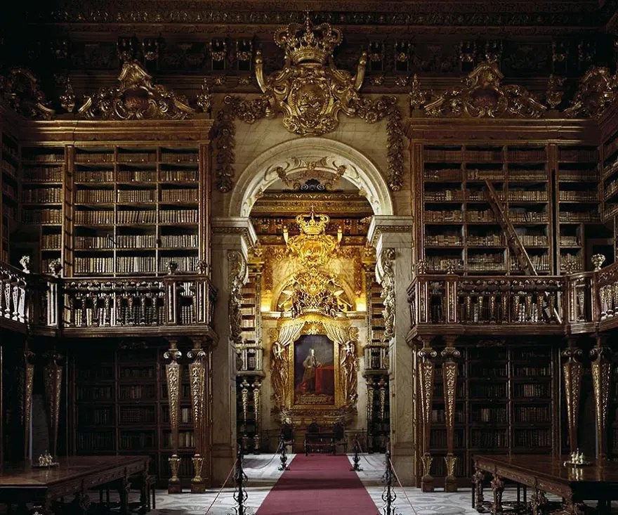 Joanina Kütüphanesi, Coimbra, Portekiz 28