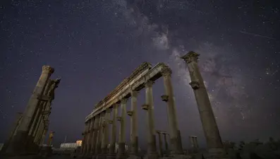 "Çöl Gelini" Samanyolu ile buluştu