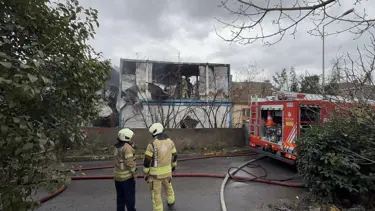 İstanbul'da işçi konteynerinde yangın