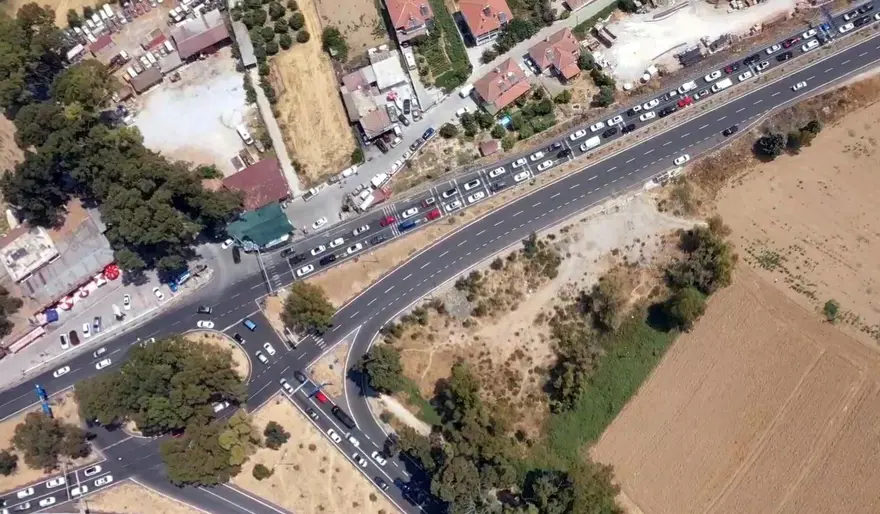 Tatilciler dönüş yolunda 