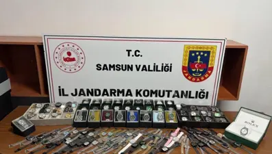 Samsun'da 214 kaçak kol saati ele geçirildi