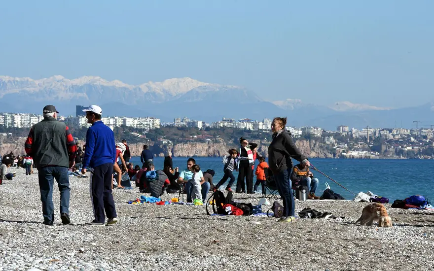 Yılın ilk gününde deniz keyfi 17