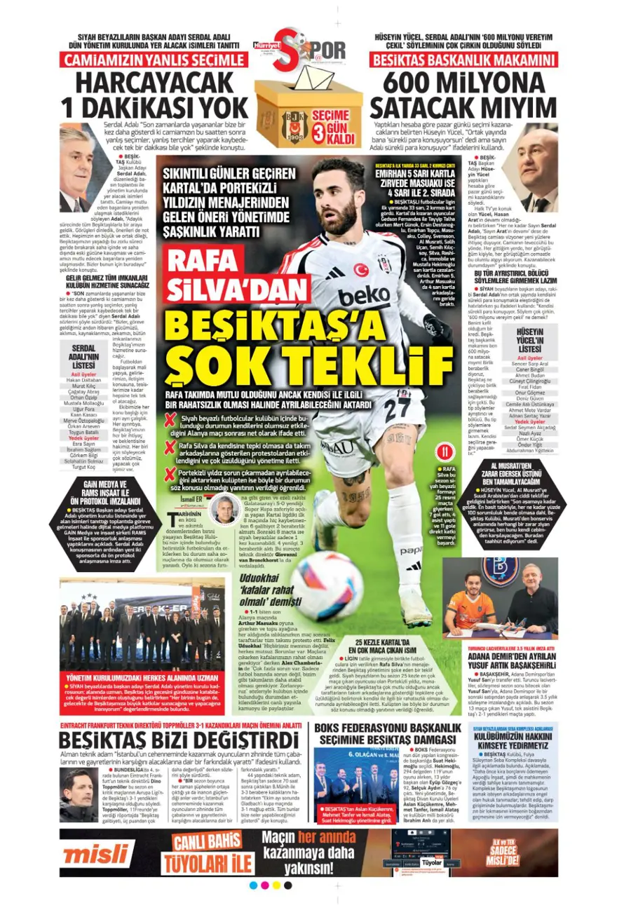 "Aslan'dan dev harekat" (26 Aralık 2024 spor manşetleri) 10