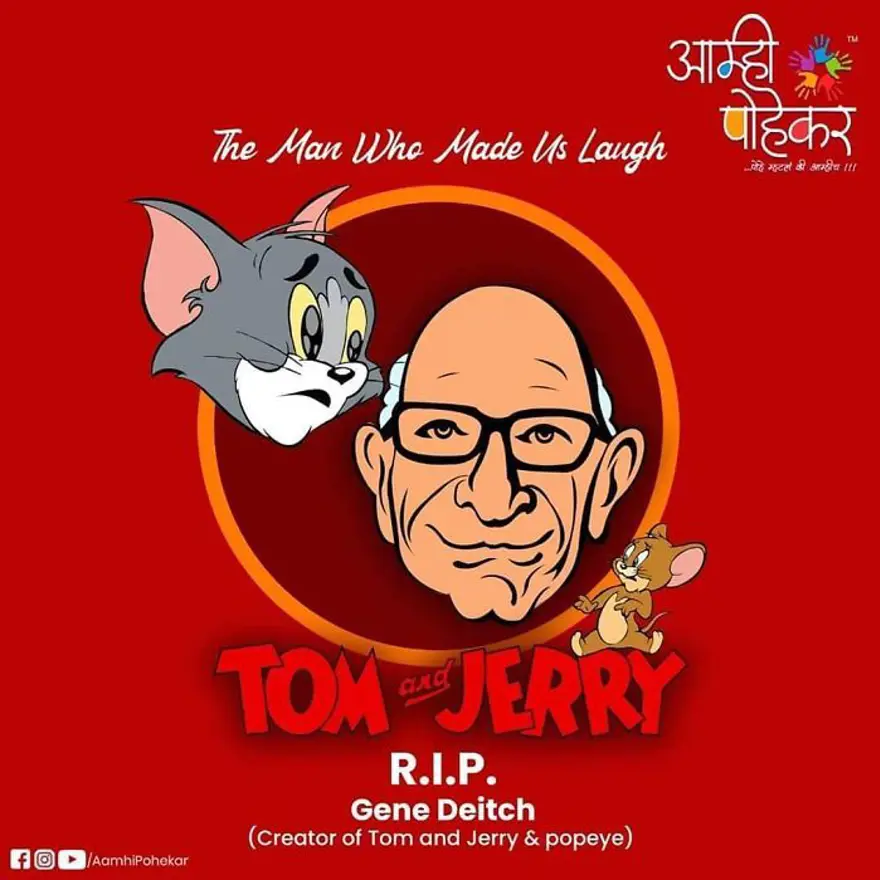 Tom ve Jerry, Temel Reis'in çizeri GeneDeitch'in ölümünün ardından sanatçılardan saygı duruşu nitelikli çizimler 21