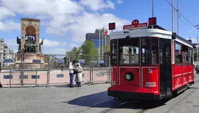 Taksim Meydanı'nda 1 Mayıs önlemi