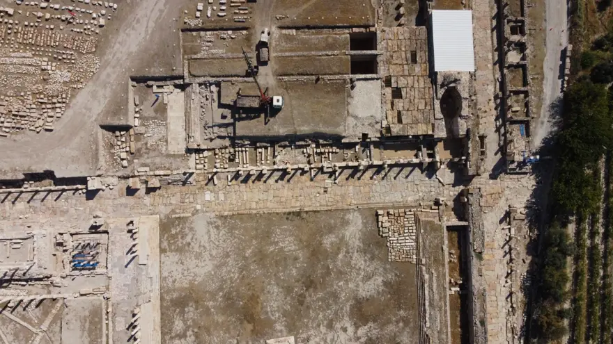 Tripolis Antik Kenti'nde 2 bin yıllık kanalizasyon bulundu 3