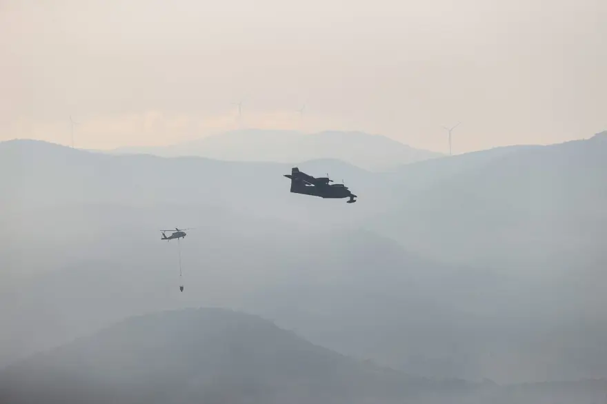Çanakkale'de orman yangını kontrol altında 61