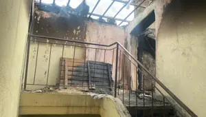 Yangın çıkan dairede kadın cesedi bulundu