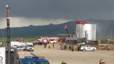 Erzurum'da asfalt üretim tesisinde patlama: 1 ölü, 1 yaralı