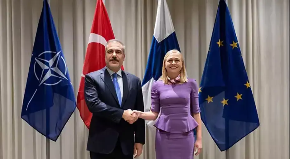 Bakan Fidan, Finlandiya Parlamentosunda hitapta bulundu