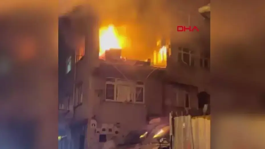 Kağıthane’de 6 katlı binada patlama 