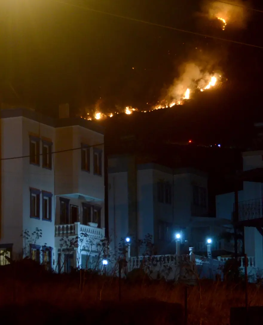 Bodrum'da yangın 12