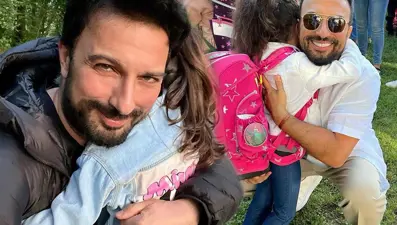 Tarkan kızı Liya'nın okuldaki ilk gününü paylaştı: Hep yanındayız