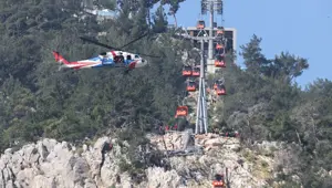 Antalya'da teleferik kazasında kabin parçalandı: Mahsur kalanlar kurtarıldı