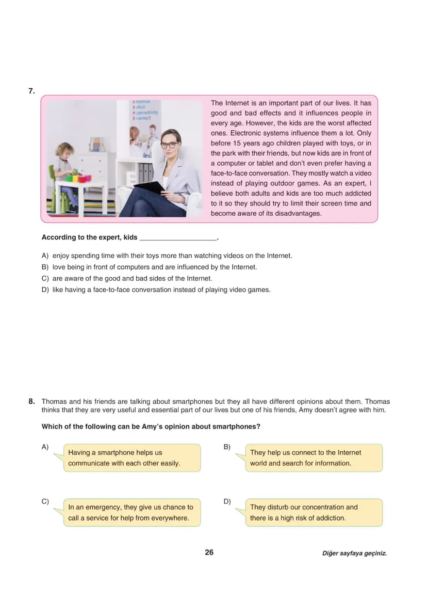 Uğur Okulları LGS-1 sözel deneme sınavı 23