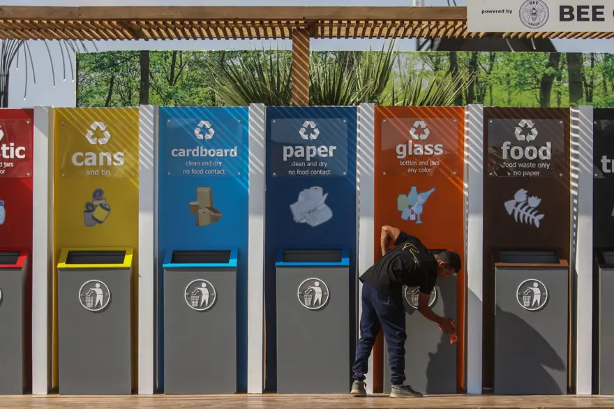 Mısır'daki BM İklim Zirvesi'nde geri dönüşüm malzemelerinden sanat eserleri 8