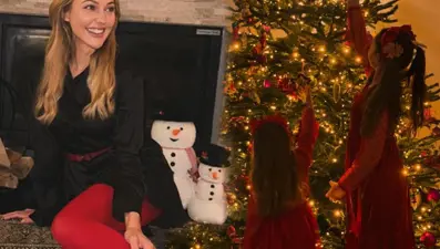 Meryem Uzerli'den kızlarıyla yeni yıl pozları