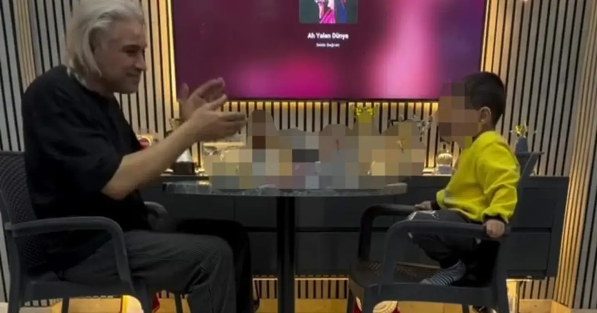 Çocuğunu alkol masasına oturtan baba gözaltına alındı