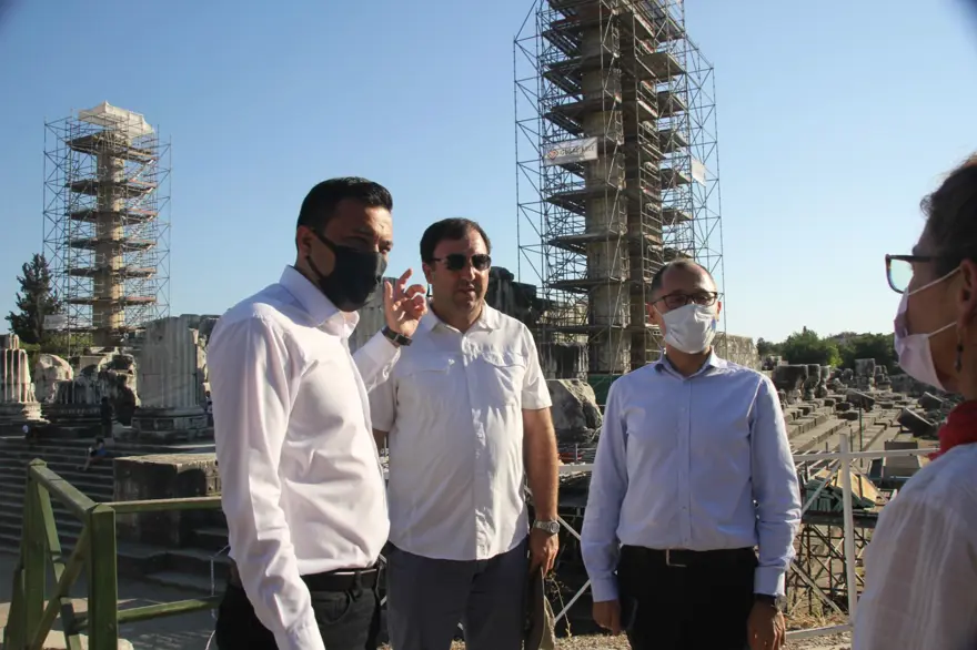 Tarihi Apollon Tapınağı’nda restorasyon 