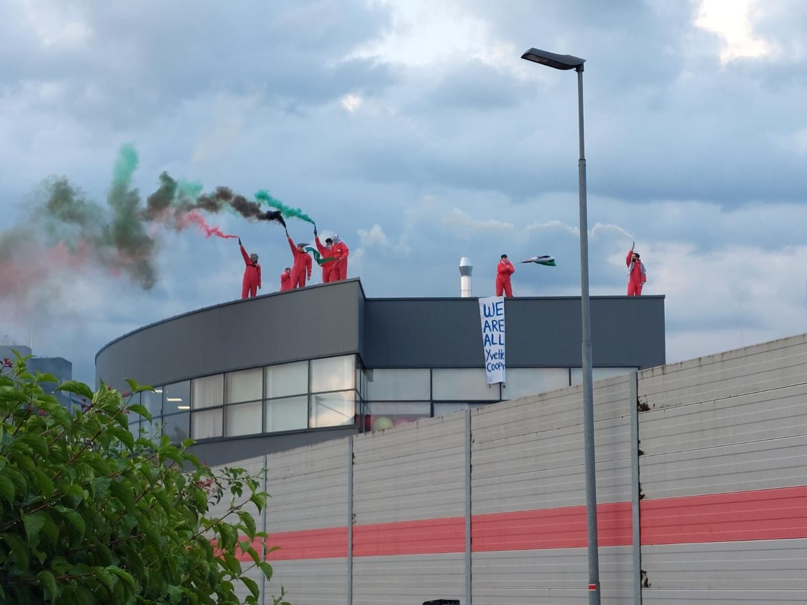 Avusturya'da dikkat çeken Filistin protestosu