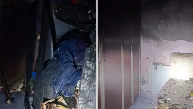 İskenderun’da ev yangını