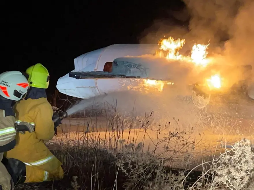 Havalimanında gerçeği aratmayan tatbikat 1
