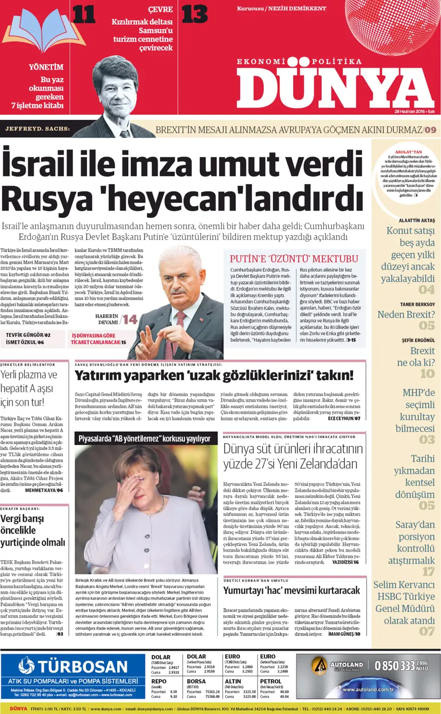 Gazete manşetleri (28.06.2016) 6